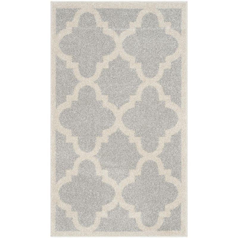 Amherst AMT423 Power Loomed Indoor Accent Rug - Light Grey/Beige - 2'6"x4' - Safavieh