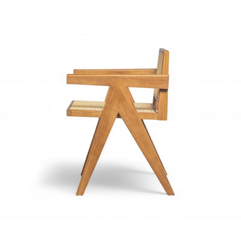 NFusion Darrell Rattan Dining Chairs With Rubber Wood Frame (Set of 2)