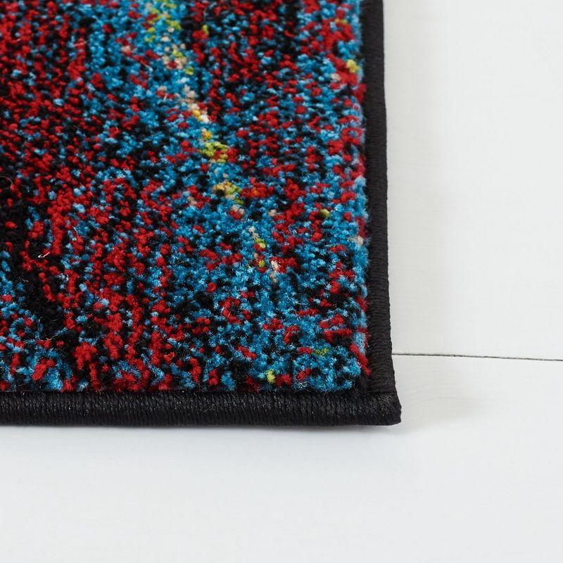 Glacier GLA126 Power Loomed Area Rug - Red/Green - 5'3"x7'6" - Safavieh.