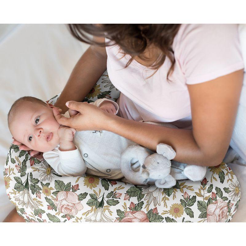 Sweet Jojo Designs Vintage Floral Nursing Pillow Cover Case by Sweet Jojo Designs