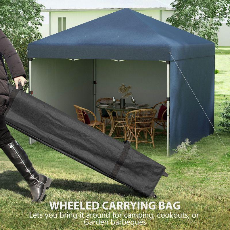Outsunny 10 Ft. W x 10 Ft. D Steel Party Tent | Wayfair