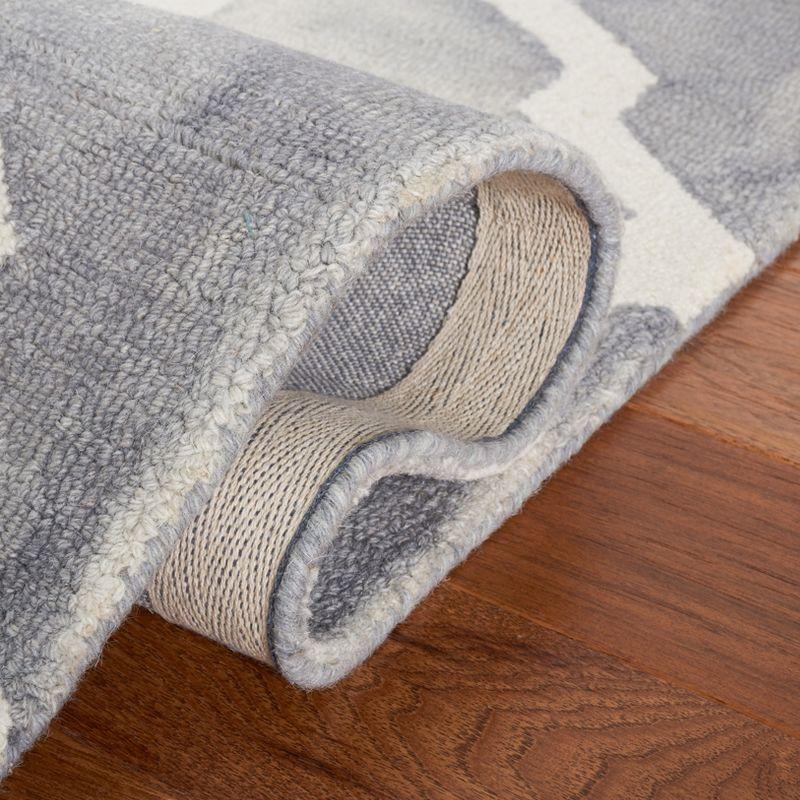 Dip Dye DDY540 Hand Tufted Indoor Area Rug - Grey/Ivory - 7'x7' - Safavieh