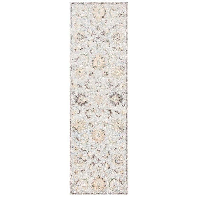 Glamour GLM624 Hand Tufted Indoor Runner - Light Blue/Ivory - 2'3"x8' - Safavieh