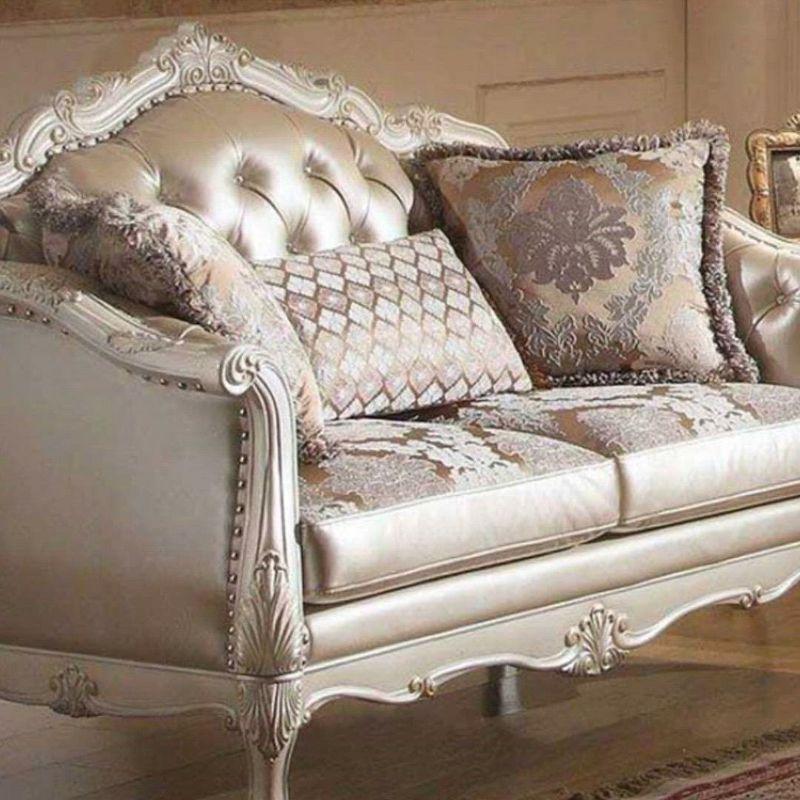 Andrew Home Studio Stella II 63'' Faux Leather Loveseat