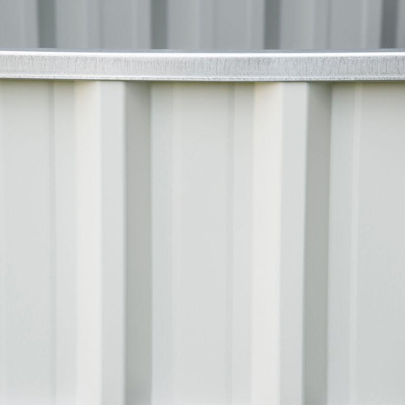 Outsunny 8 ft x 3 ft Metal Raised Garden Bed & Reviews | Wayfair