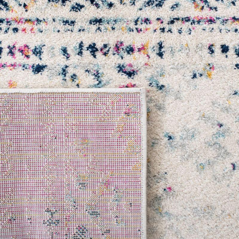 Tulum TUL272 Power Loomed Area Rug - Ivory/Blue - 6'x9' - Safavieh.