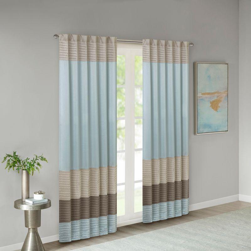 Amherst Polyoni Pintuck Curtain Panel