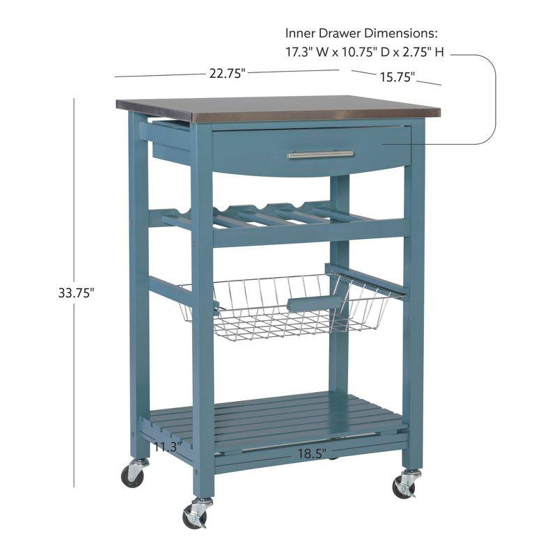 Clarke Kitchen Cart - Linon