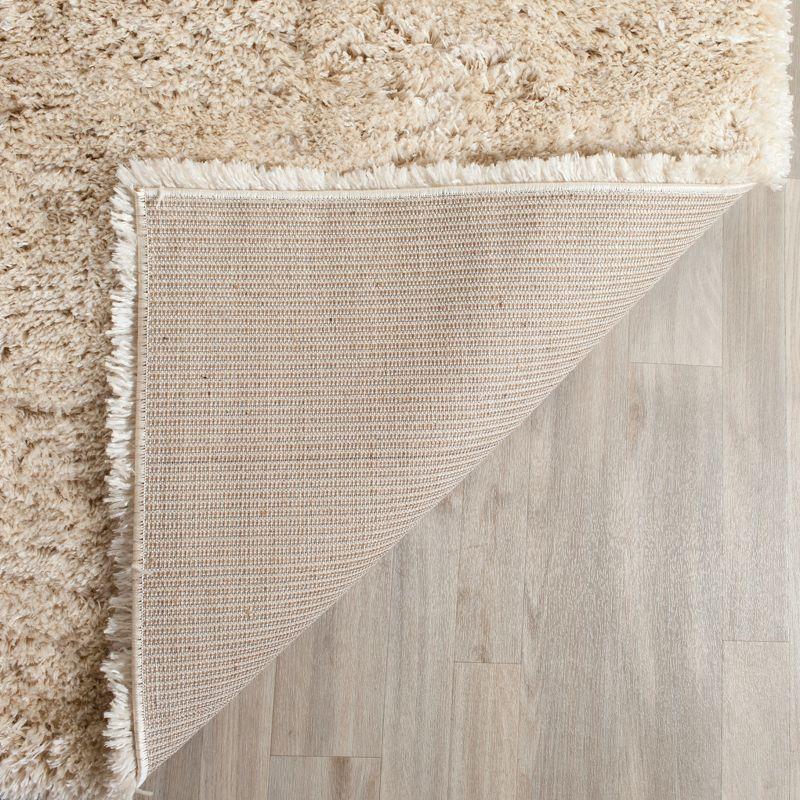Indie Shag SGI320 Power Loomed Runner Rug - Light Beige - 2'3"x7' - Safavieh.