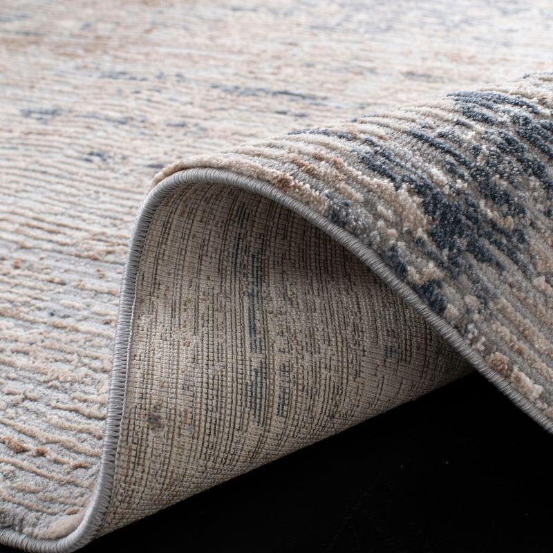 Invista INV437 Power Loomed Area Rug - Cream/Charcoal - 8'x10' - Safavieh.