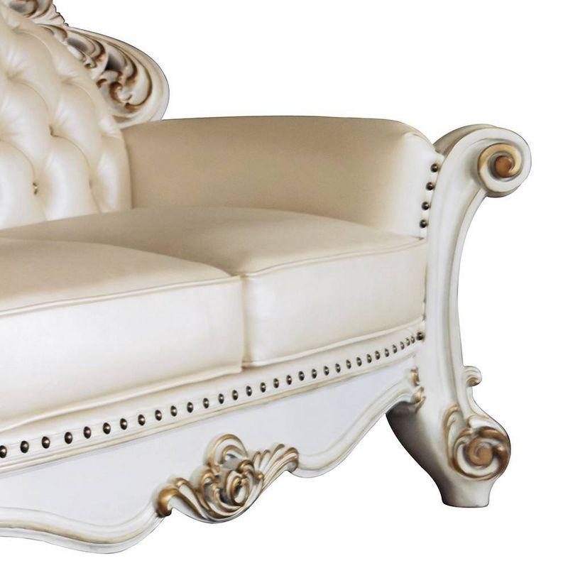 A&J Homes Studio Vendome 69.6'' Faux Leather Loveseat