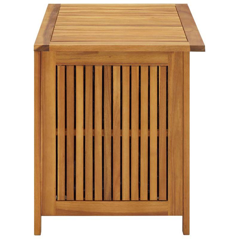 vidaXL Patio Storage Box 35.4Inchx19.7Inchx22.8Inch Solid Acacia Wood