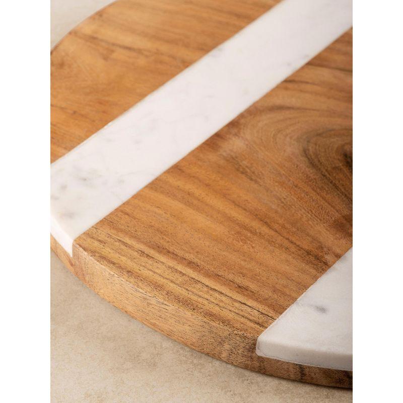 Mandawa Charcuterie Board - White, 19"