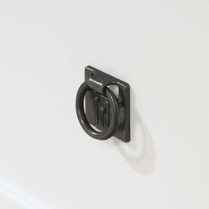 August Hill Open Shelf Lateral File Soft White - Sauder