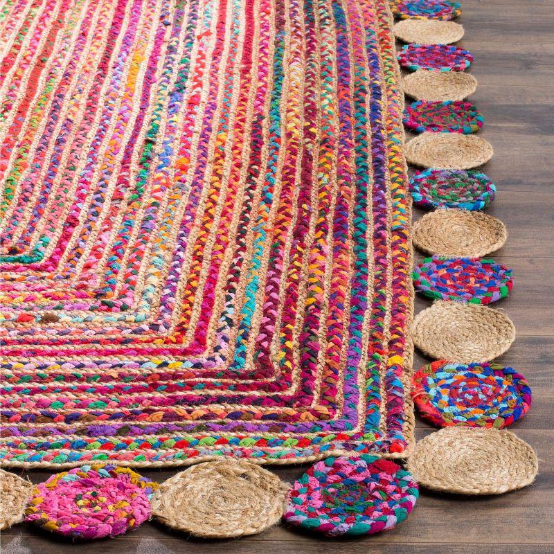 Cape Cod CAP201 Woven Indoor Area Rug - Red/Multi - 2'x3' - Safavieh