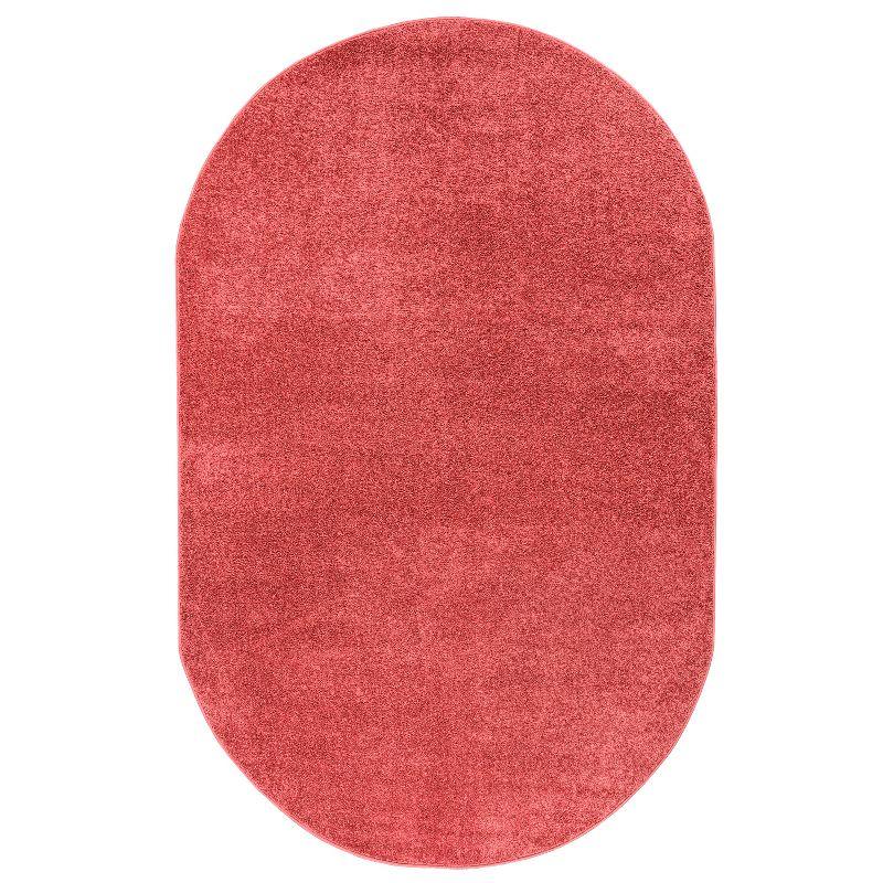 Haze Solid Low-Pile Indoor Area Rug - JONATHAN Y