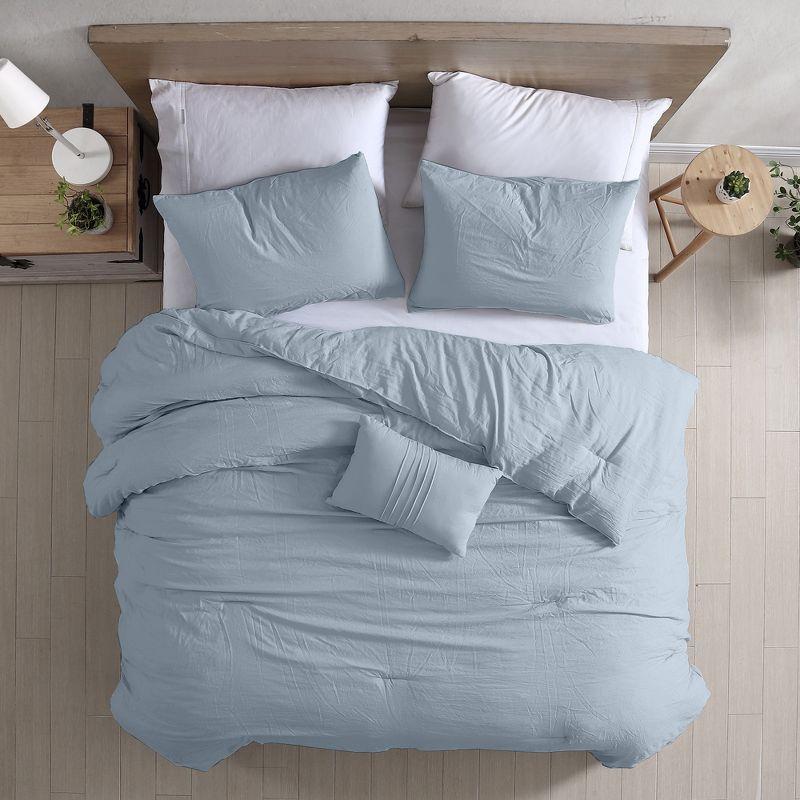 Modern Threads Modern Threads - Beck Comforter Set - Down Alternative Brushed Microfiber - Elegant All Season Bedspread Set - includes Comforter, Shams, & Decorative Pillow