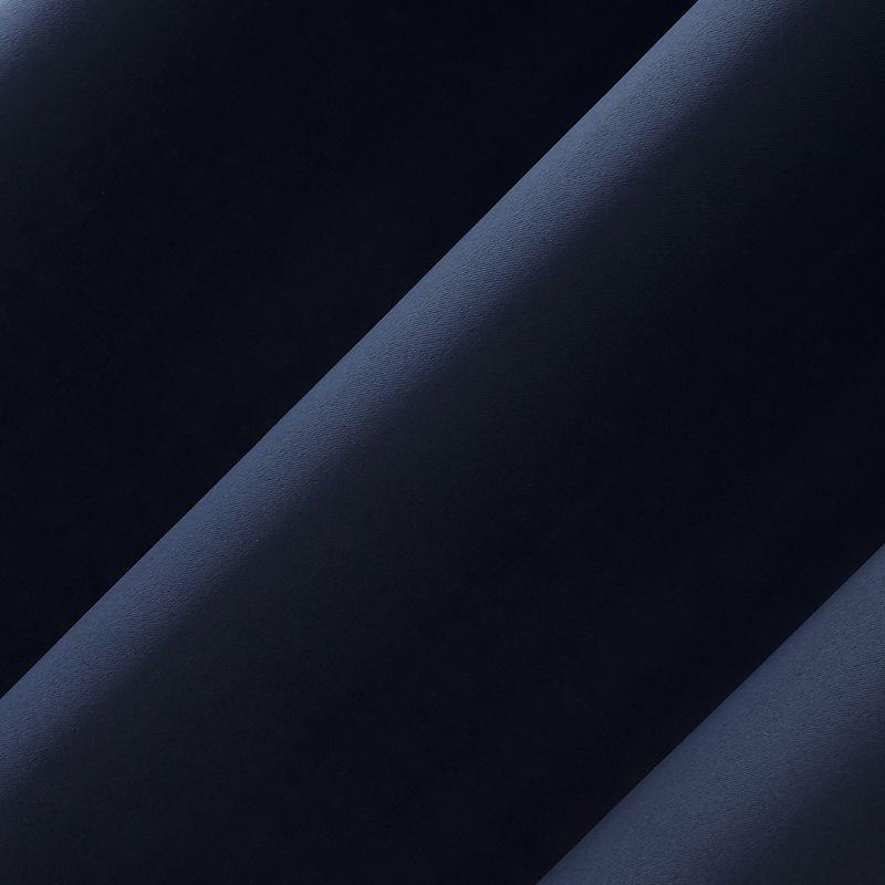 40"x95" Sun Zero Blackout Riley Kids' Bedroom Grommet Curtain Panel Navy Blue