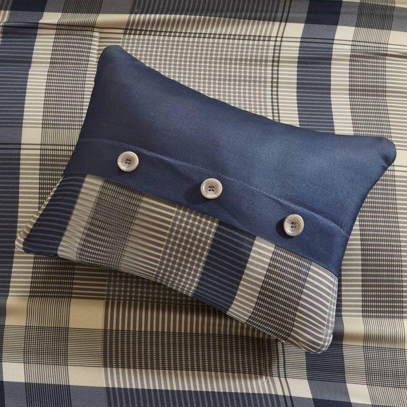 Intelligent Design Robbie Plaid Comforter Set with Bed Sheets