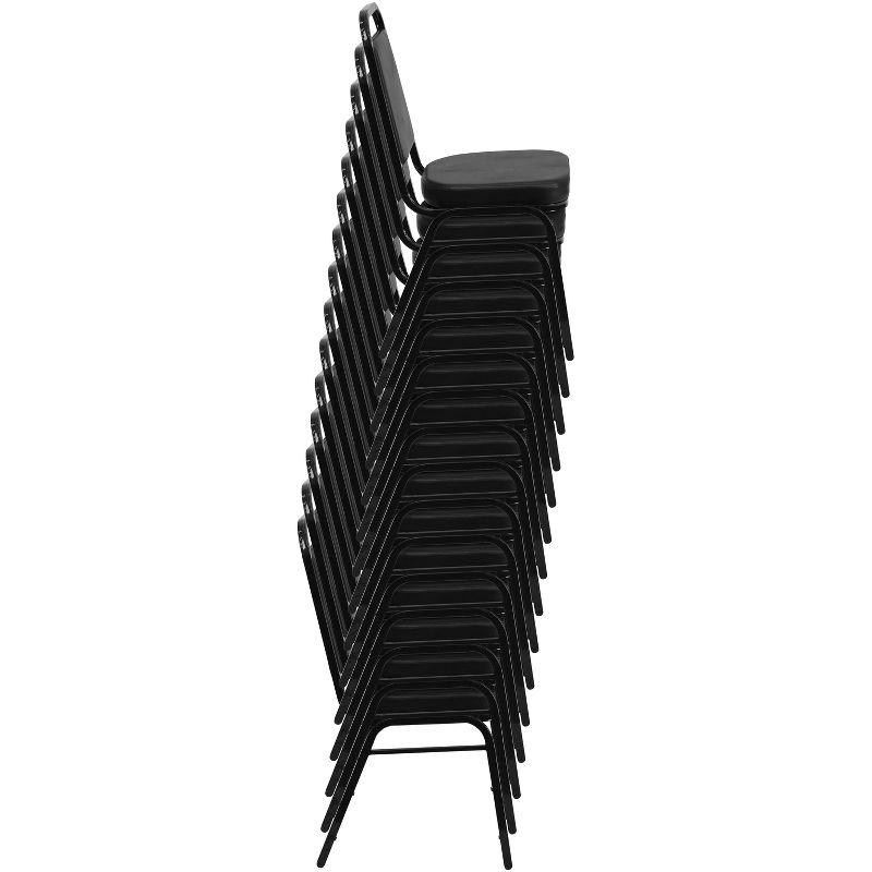 Amaya Trapezoidal Back Stacking Banquet Chair with 2.5" Thick Seat