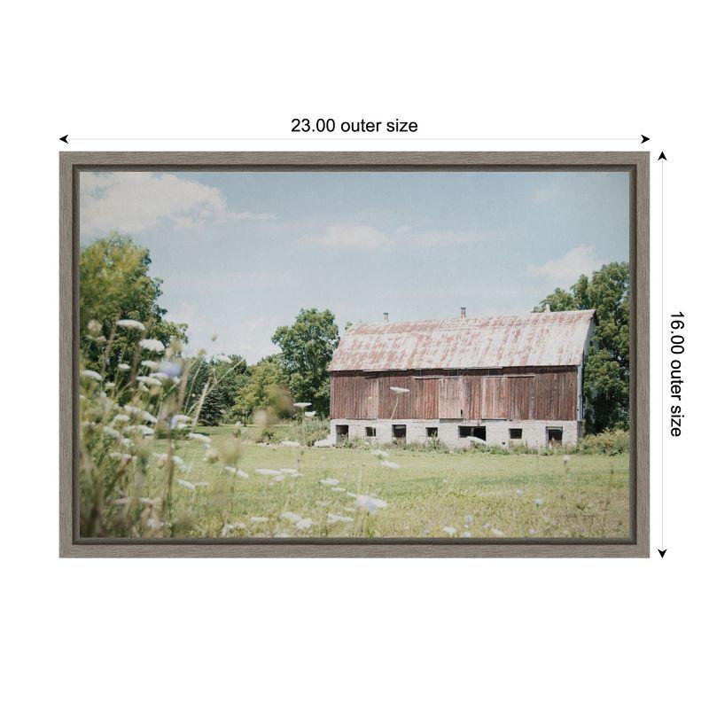 Amanti Art Sun Drenched IV (Barn) by Elizabeth Urquhart Canvas Wall Art Print Framed 23-in. x 16-in.