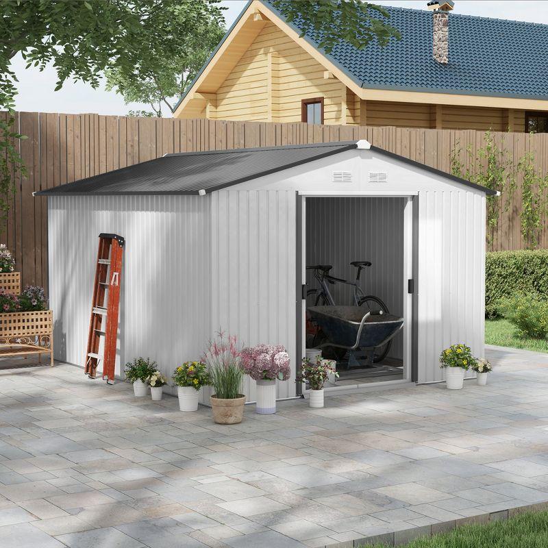 7 ft. W x 4 ft. D Stainless Steel Tool Shed