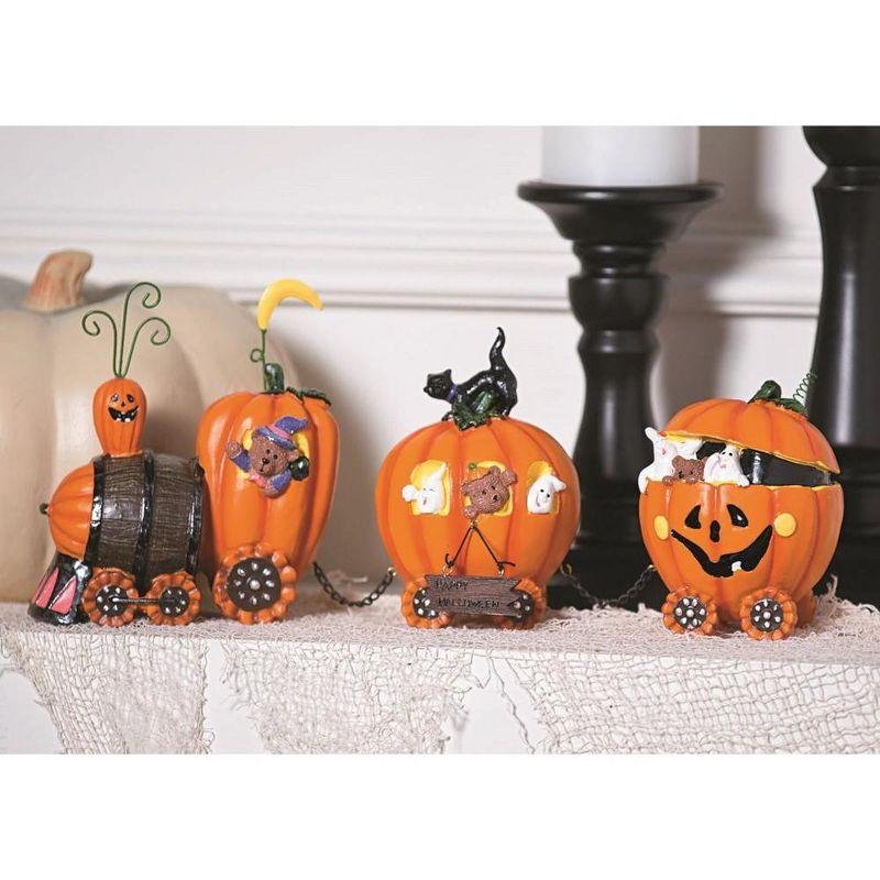 Pumpkin Express Train, Halloween, Thanksgiving, Fall, Autumn, Home Decor
