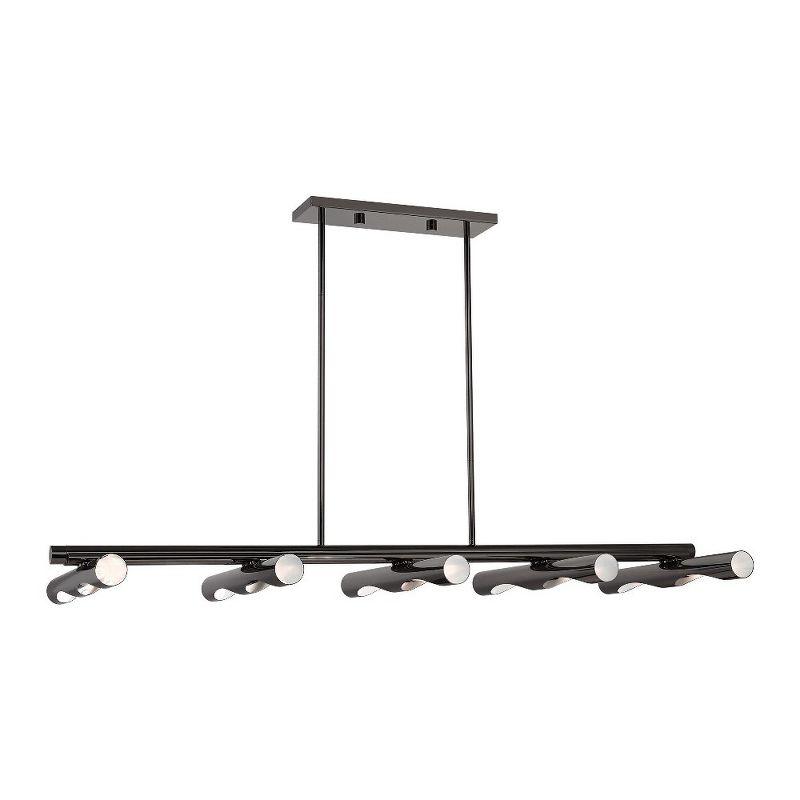 Livex Lighting Acra 10 - Light Chandelier in  Black Chrome