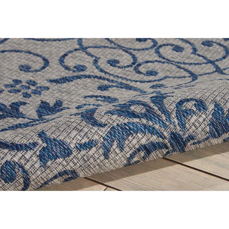 Nourison Garden Party Scroll Indoor/Outdoor Flatweave Area Rug