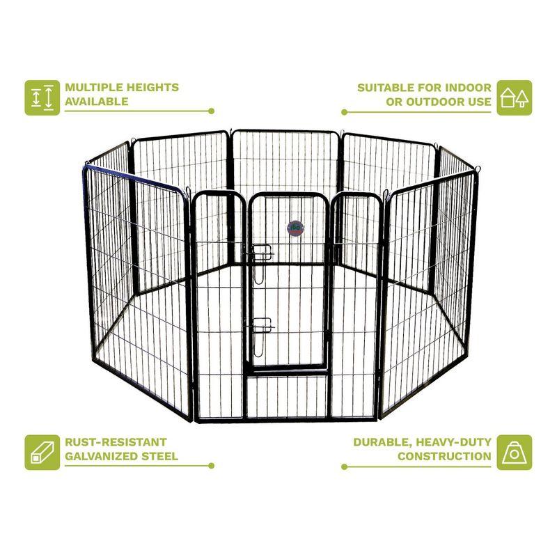 Go Pet Club Heavy Duty Pet Exercise Pen 24" to 40" - High GH24