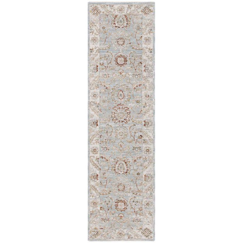 Hamilton HLT108 Power Loomed Runner Rug - Blue/Gold - 2'2"x8' - Safavieh.