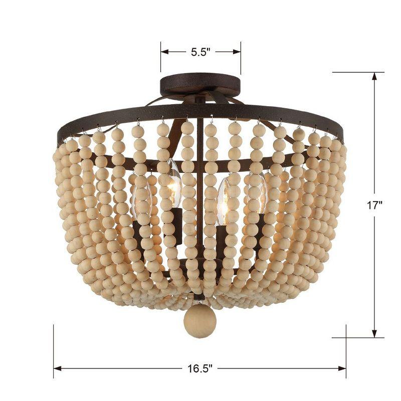 Crystorama Lighting Rylee 4 - Light Pendant in  Matte White