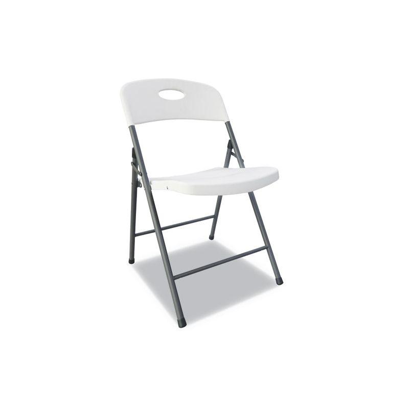 Plastic / Resin Stackable Folding Chair Folding Chair Set (Set of 4)