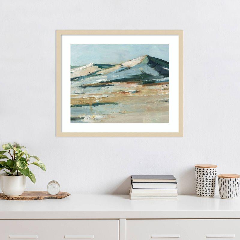 Ethan Harper Svelte Natural Framed Abstract Landscape Print