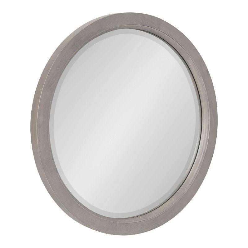 Hogan Round Framed Decorative Wall Mirror - Kate & Laurel All Things Decor