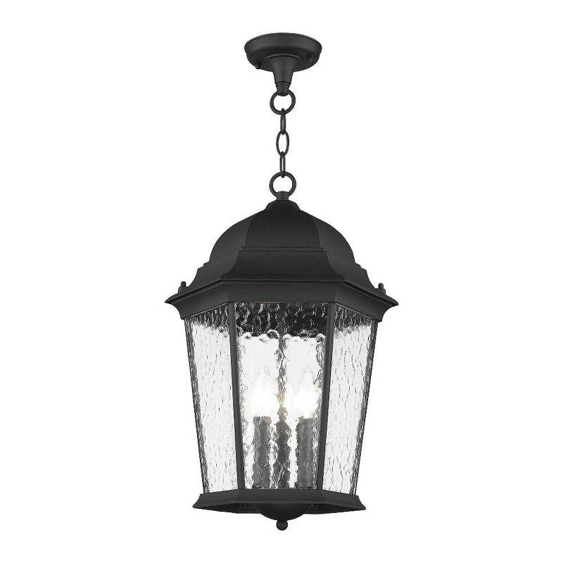 Livex Lighting Hamilton 3 - Light Pendant in  Textured Black