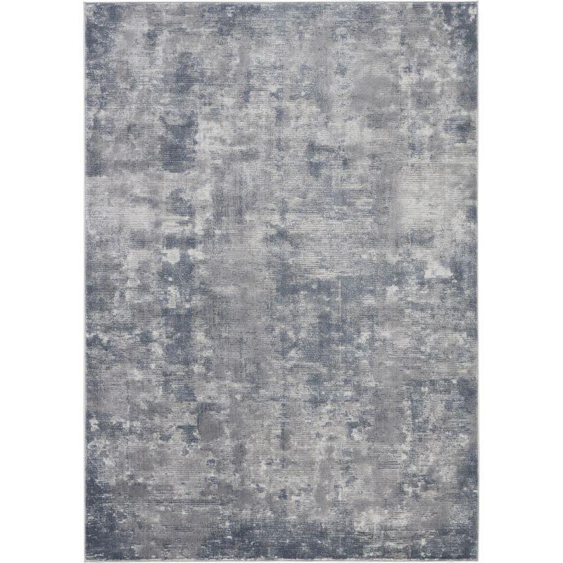 Nourison Rustic Textures Painterly Indoor Rug Grey 3'11" x 5'11"