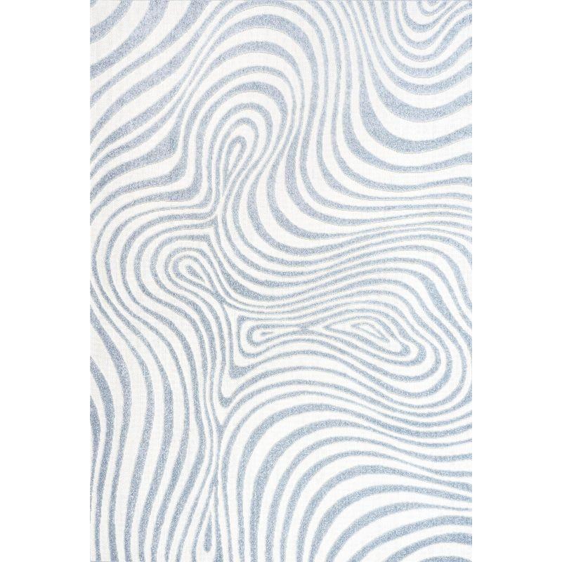 JONATHAN Y Maribo High-Low Abstract Groovy Striped Indoor/Outdoor Area Rug