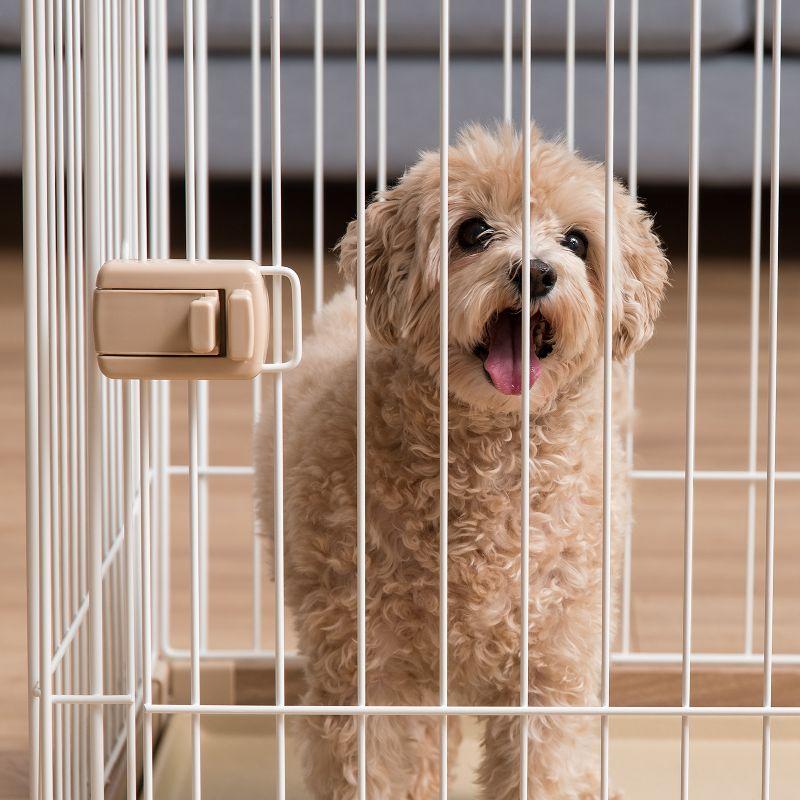 IRIS USA Wire Open Dog Crate Pet Playpen