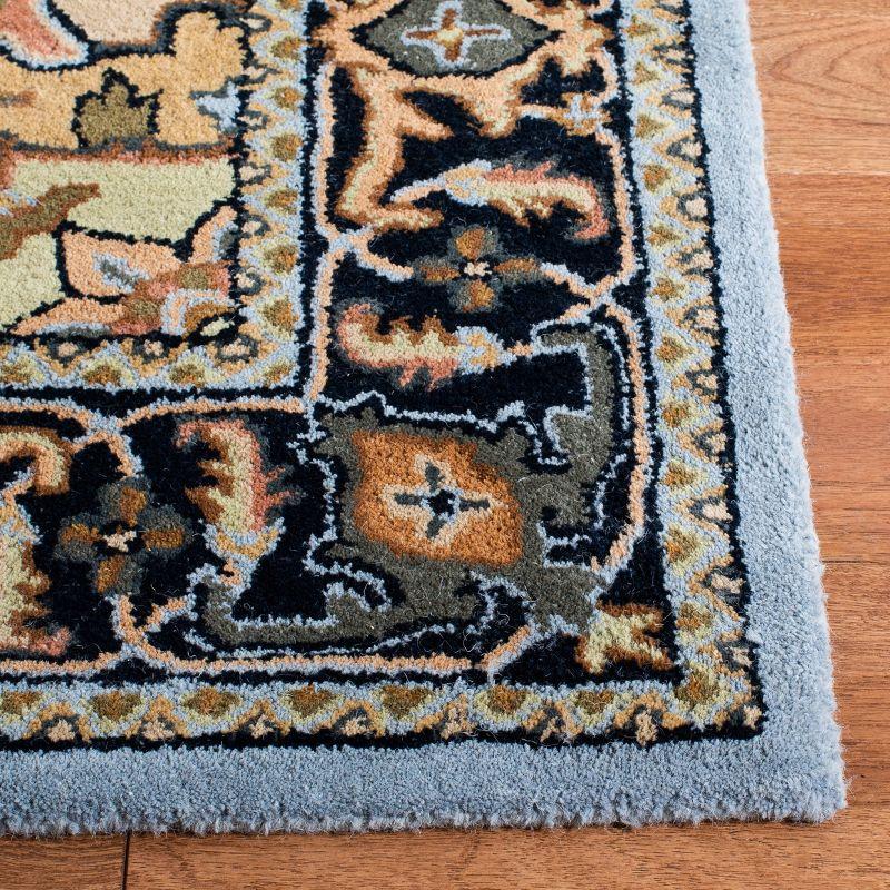 Heritage HG625 Handmade Accent Rug - 3'x5' - Blue/Light Brown - Safavieh