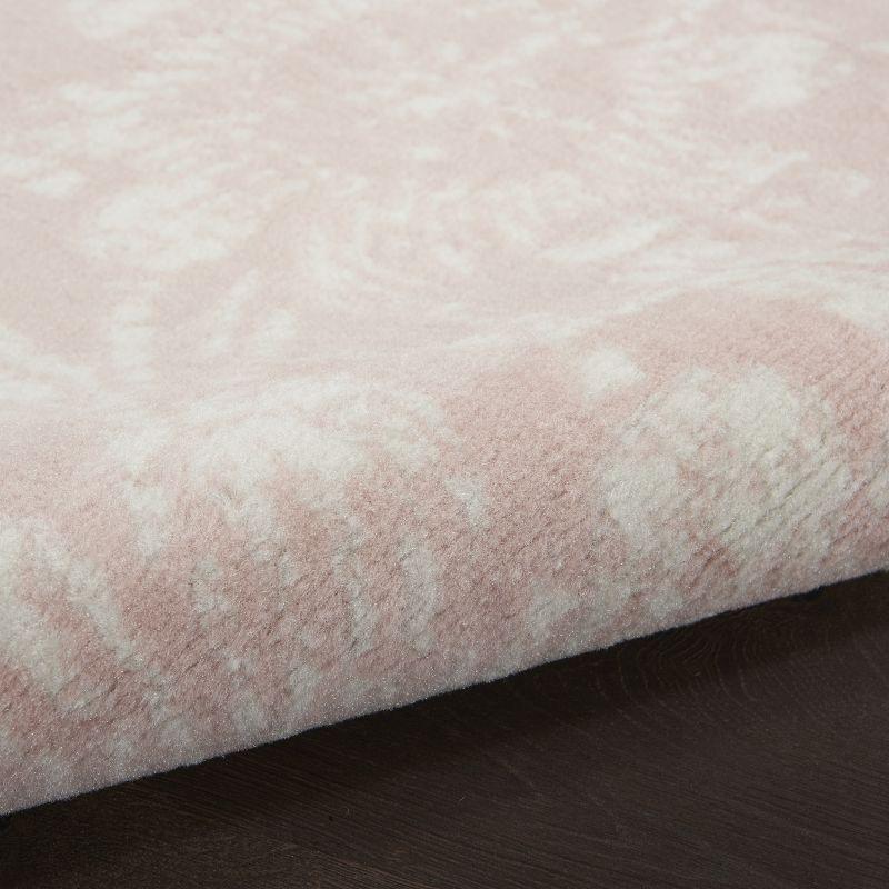 Whigham Floral Pink/White Area Rug