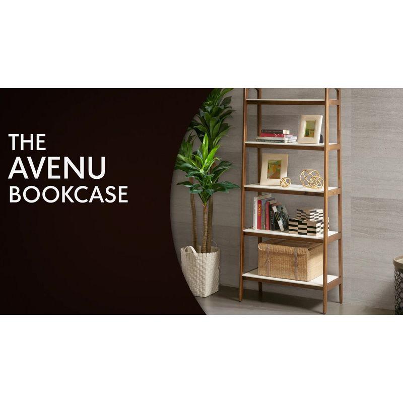 Parker 5-Shelf Ladder Bookcase