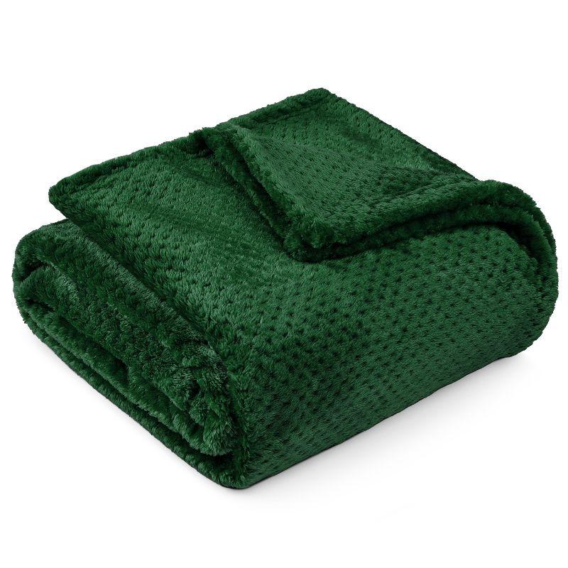 PAVILIA Soft Waffle Blanket Throw for Sofa Bed, Lightweight Plush Warm Blanket for Couch