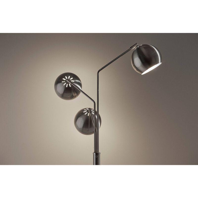 Brooks Metal Triple Head Floor Lamp (68")