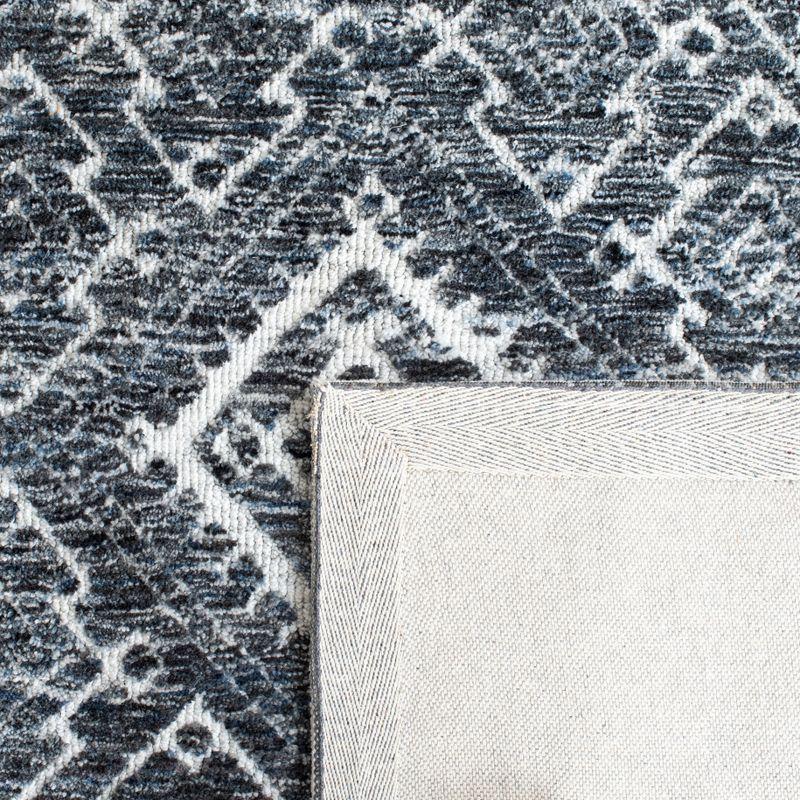 Roslyn ROS703 Hand Loomed Area Rug - Blue/Ivory - 4'x6' - Safavieh.