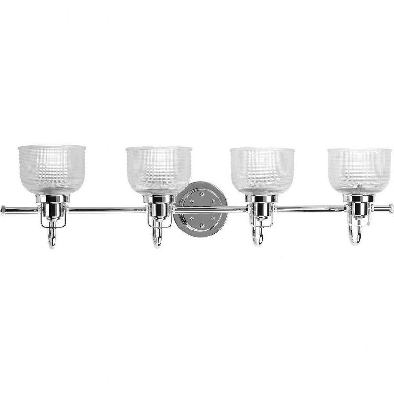 Rosser 4 Light Transparent Dimmable Vanity Light