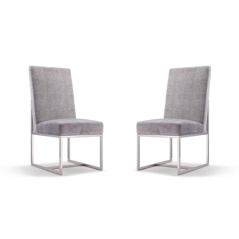 Hokku Designs Johnnette 18.9'' H Velvet Upholstered Side Chair