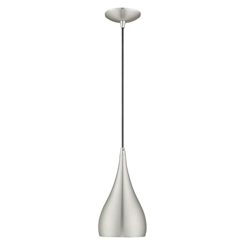 Schultz Single Light Metal Dimmable Pendant