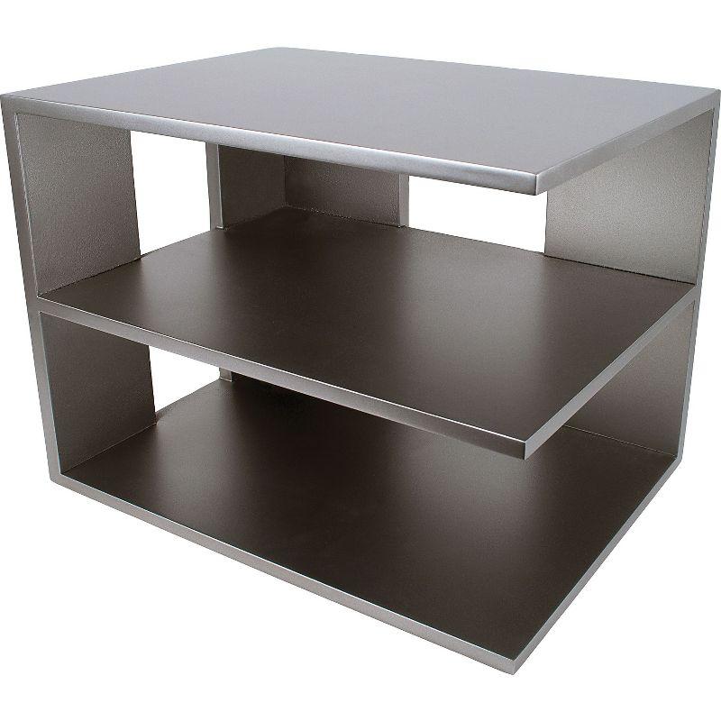 Victor Technology Wood Desk Accessories Corner Shelf Classic Silver S1120