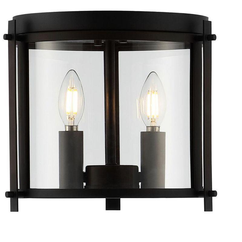 Binsor 3 Light 12" Pendant - Oil Rubbed Bronze/Clear - Safavieh.